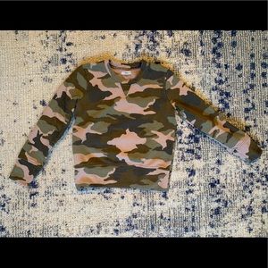 Miles by Madewell Camo sweatshirt XS Like new